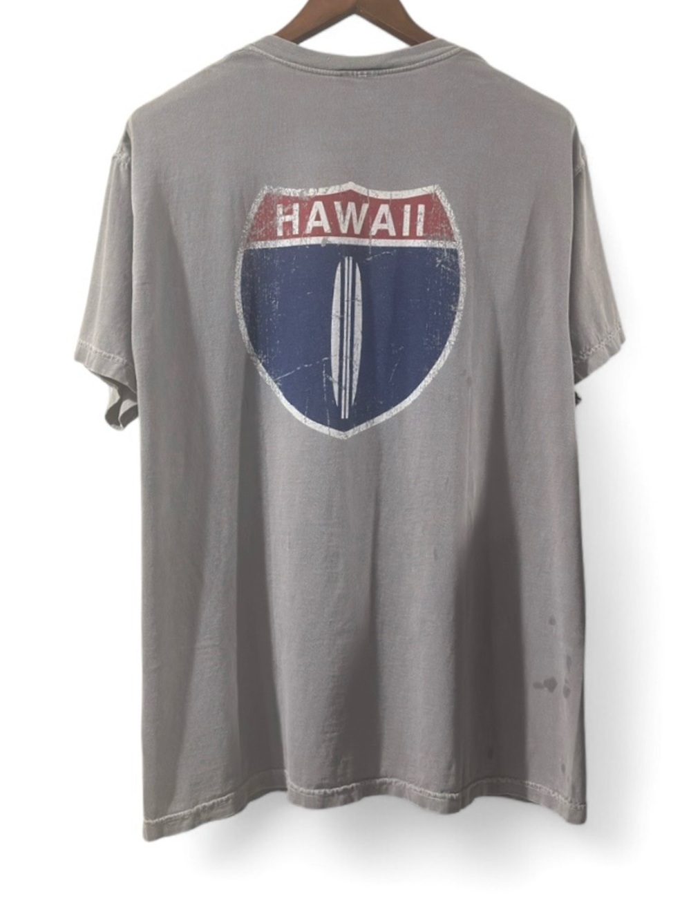 Vintage Grey Hawaii Graphic T-Shirt Size Men’s Large